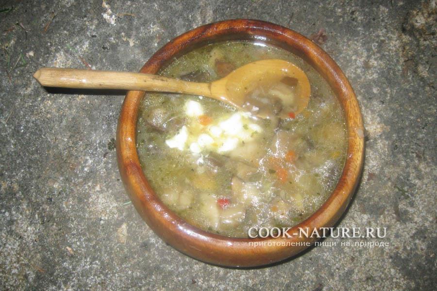 рецепт супа с грибами